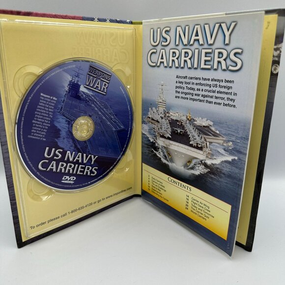 US Navy Carriers Weapons Of War Documentary DVD Approx 44 Minutes Region 0 - Picture 3 of 3